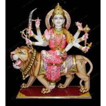 Marble Durga Statue